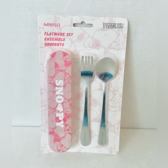 Snoopy Collection Flatware Set (Fork & Spoon) - Picture 4 of 4
